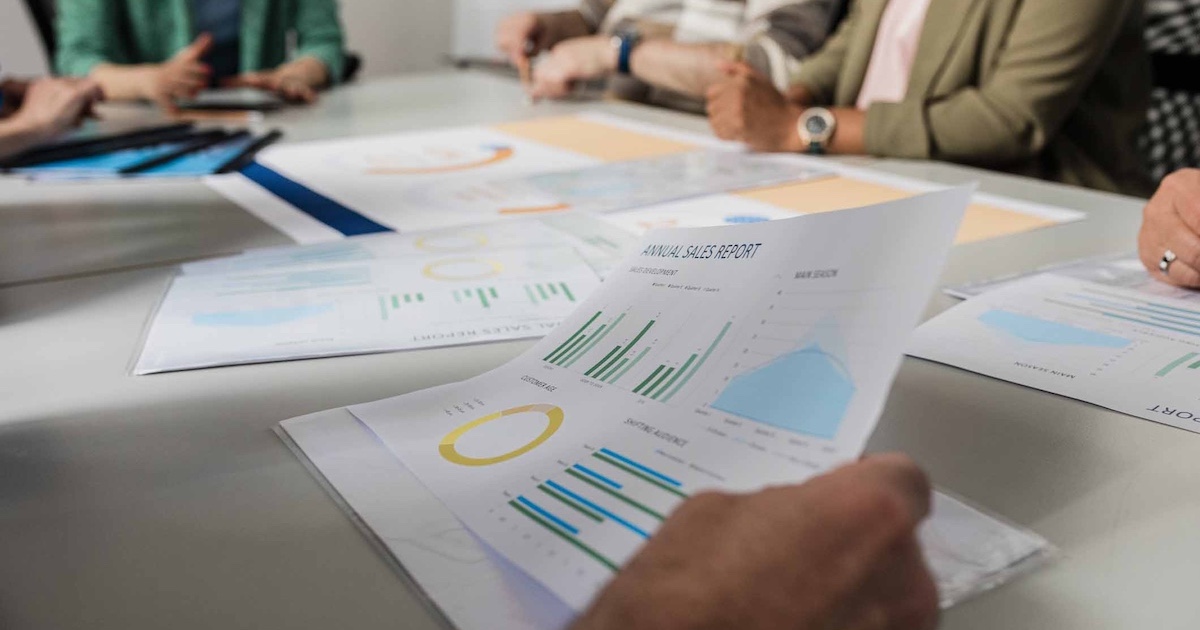 close up of financial data close up of financial data