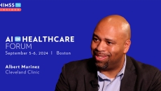 Albert Marinez at the Cleveland Clinic Chief_AI in Healthcare Forum 2024 Albert Marinez at the Cleveland Clinic Chief_AI in Healthcare Forum 2024