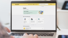 A person using GoodRx on a desktop.