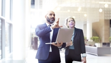 Executives consulting Executives consulting