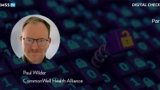 Paul Wilder at CommonWell Health Alliance_Part 1_Digital binary code with springing lock Photo by JuSun/iStock/Getty Images Plus Paul Wilder at CommonWell Health Alliance_Part 1_Digital binary code with springing lock Photo by JuSun/iStock/Getty Images Plus
