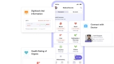 Alt text: Eka Care mobile app