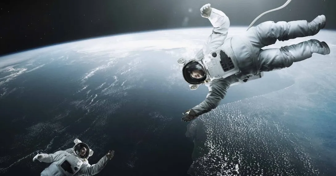 Astronauts in space Astronauts in space