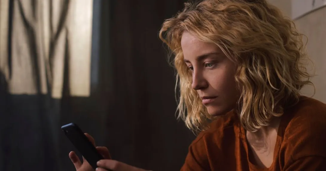 Person sitting in a room