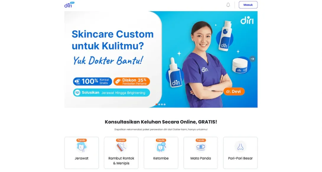 Diri Care beta web platform